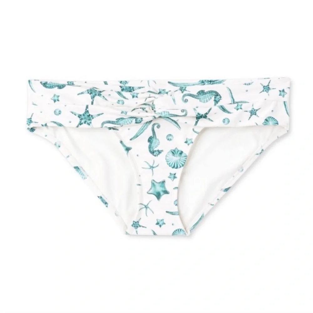 Agua Bendita X Target Seahorse Print 2 Piece Bikini Set XXS NWOT